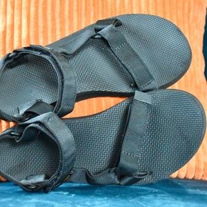 Teva Black Midform Sandals